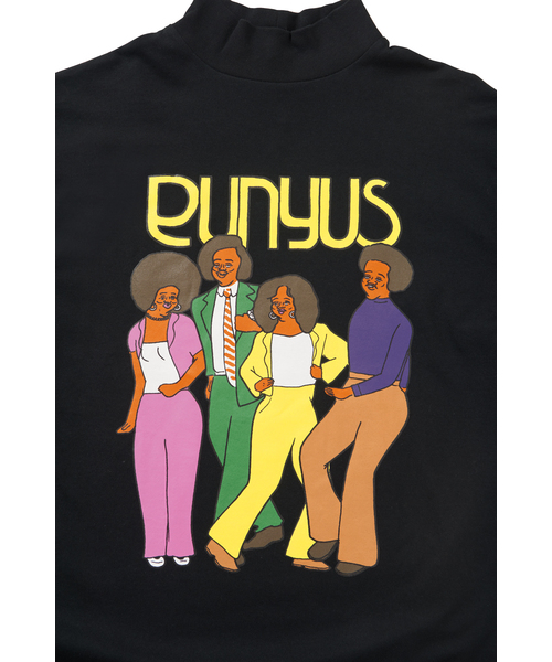 PUNYUS（プニュズ）の「ディスコステップロンT（Tシャツ/カットソー・レディース・カーキ/ホワイト/ブラック・3/4）」の11枚目の写真
