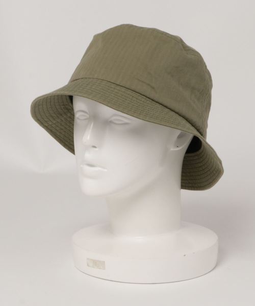 fennica(フェニカ)の「cableami × fennica / 別注 ヘリンボーン バケットハット <MEN>(ハット・メンズ・ブラック/オリーブ/ナチュラル・59(L))」の3枚目の写真