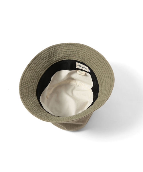 fennica(フェニカ)の「cableami × fennica / 別注 ヘリンボーン バケットハット <MEN>(ハット・メンズ・ブラック/オリーブ/ナチュラル・59(L))」の10枚目の写真