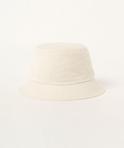 fennica(フェニカ)の「cableami × fennica / 別注 ヘリンボーン バケットハット <MEN>(ハット・メンズ・ブラック/オリーブ/ナチュラル・59(L))」の12枚目の写真