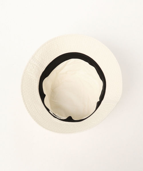 fennica(フェニカ)の「cableami × fennica / 別注 ヘリンボーン バケットハット <MEN>(ハット・メンズ・ブラック/オリーブ/ナチュラル・59(L))」の15枚目の写真