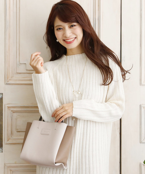 ElegChic（エレグシック）の「セパレート2wayハンドバッグ お呼ばれ 結婚式 オケージョン 同窓会  パーティーバッグ（ショルダーバッグ・レディース・グレー/ベージュ/ライトブルー/ピンクベージュ/ブラック・FREE）」の19枚目の写真