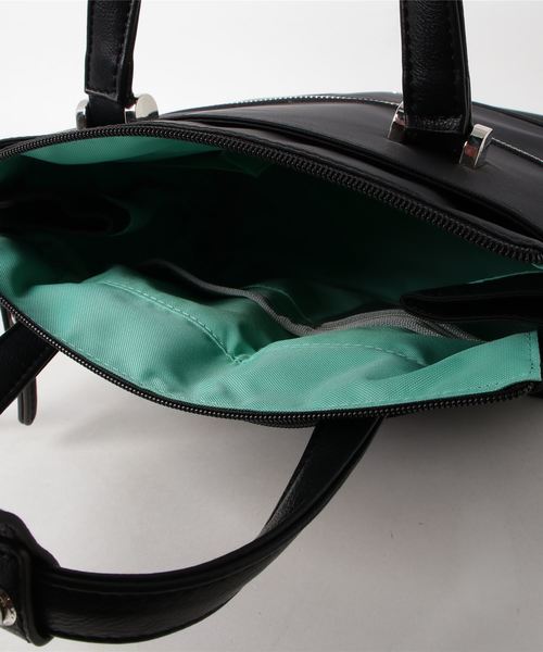 Bianchi Donna（ビアンキドンナ）の「Bianchi Donna ビアンキドンナ 3wayミニリュック BDAY-02（バックパック/リュック・レディース・ブラック/ネイビー/ライトグレー・ONE SIZE）」の5枚目の写真