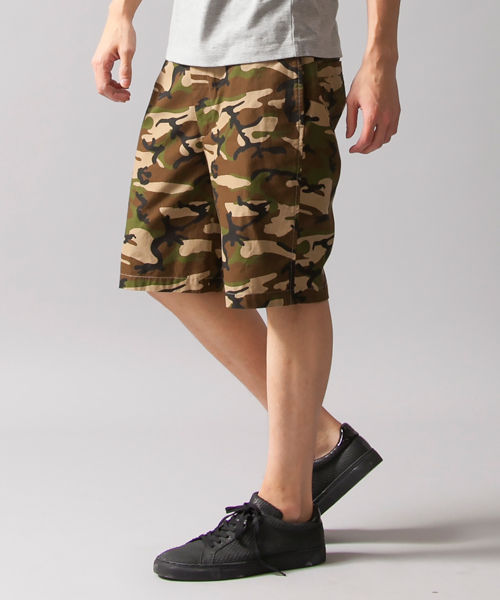 MONKEY TIME（モンキータイム）の「MT∴ リップストップ/カモ ノープリーツ ショーツ（その他パンツ・メンズ・その他1・MEDIUM/LARGE/SMALL）」の2枚目の写真