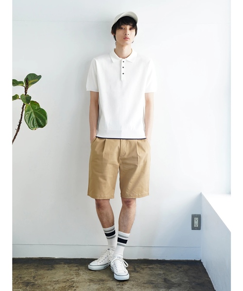 CRAFT STANDARD BOUTIQUE(クラフトスタンダードブティック)の「綿ツイルストレッチショートパンツ ○☆(その他パンツ・メンズ・ベージュ/サックスブルー/ネイビー・LL/S/M/L)」の22枚目の写真