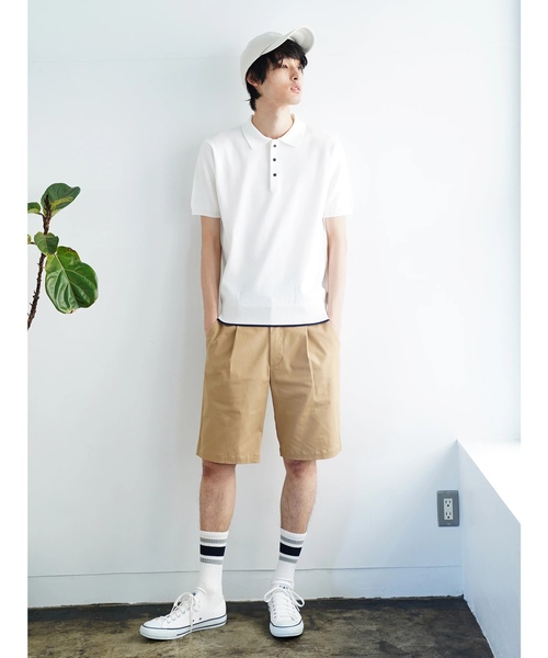 CRAFT STANDARD BOUTIQUE(クラフトスタンダードブティック)の「綿ツイルストレッチショートパンツ ○☆(その他パンツ・メンズ・ベージュ/サックスブルー/ネイビー・LL/S/M/L)」の21枚目の写真