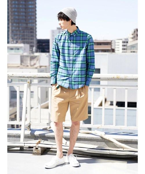 CRAFT STANDARD BOUTIQUE(クラフトスタンダードブティック)の「綿ツイルストレッチショートパンツ ○☆(その他パンツ・メンズ・ベージュ/サックスブルー/ネイビー・LL/S/M/L)」の18枚目の写真