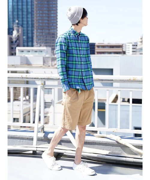 CRAFT STANDARD BOUTIQUE(クラフトスタンダードブティック)の「綿ツイルストレッチショートパンツ ○☆(その他パンツ・メンズ・ベージュ/サックスブルー/ネイビー・LL/S/M/L)」の17枚目の写真