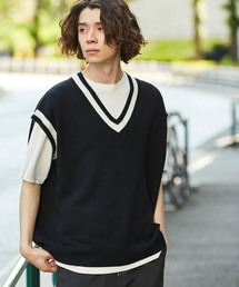 JUNRED | カノコチルデンニットベスト(ニット/セーター)