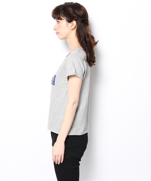 B:MING by BEAMS（ビーミングバイビームス）の「＜InRed 7月号掲載＞ビーミング by ビームス / プリント半袖Ｔシャツ（Tシャツ/カットソー・レディース・ホワイト/ライトグレー/ネイビー・MEDIUM/SMALL）」の13枚目の写真