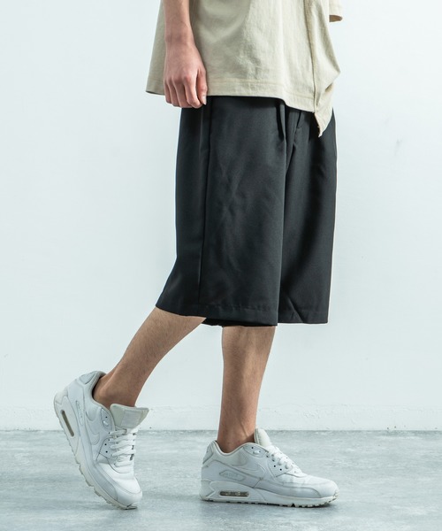 KANGOL（カンゴール）の「KANGOL ポリトロワイドショーツ ショートパンツ 短パン ハーフ（その他パンツ・メンズ・ブラック/ネイビー/チャコール/ダークベージュ/テラコッタ・M/L/XL）」の2枚目の写真