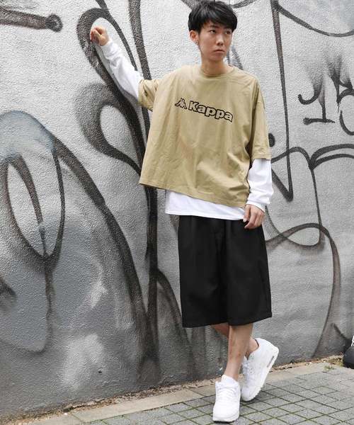 KANGOL（カンゴール）の「KANGOL ポリトロワイドショーツ ショートパンツ 短パン ハーフ（その他パンツ・メンズ・ブラック/ネイビー/チャコール/ダークベージュ/テラコッタ・M/L/XL）」の16枚目の写真