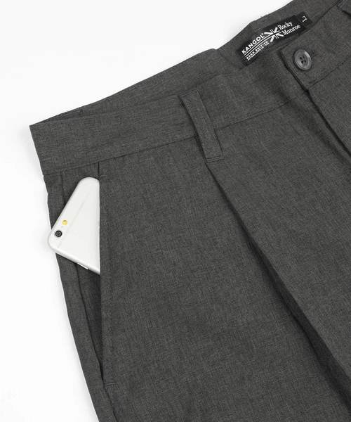 KANGOL（カンゴール）の「KANGOL ポリトロワイドショーツ ショートパンツ 短パン ハーフ（その他パンツ・メンズ・ブラック/ネイビー/チャコール/ダークベージュ/テラコッタ・M/L/XL）」の10枚目の写真