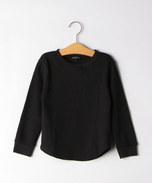 green label relaxing(グリーンレーベルリラクシング)の「【キッズ】〔吸水速乾〕ドライ ワッフル クルーネック プルオーバー(Tシャツ/カットソー・キッズ・ライラック/コバルトブルー/ライトピンク/グレー/ホワイト/ブラック・105/125/135/115)」の3枚目の写真