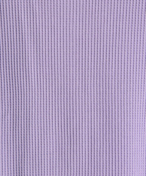 green label relaxing(グリーンレーベルリラクシング)の「【キッズ】〔吸水速乾〕ドライ ワッフル クルーネック プルオーバー(Tシャツ/カットソー・キッズ・ライラック/コバルトブルー/ライトピンク/グレー/ホワイト/ブラック・105/125/135/115)」の9枚目の写真