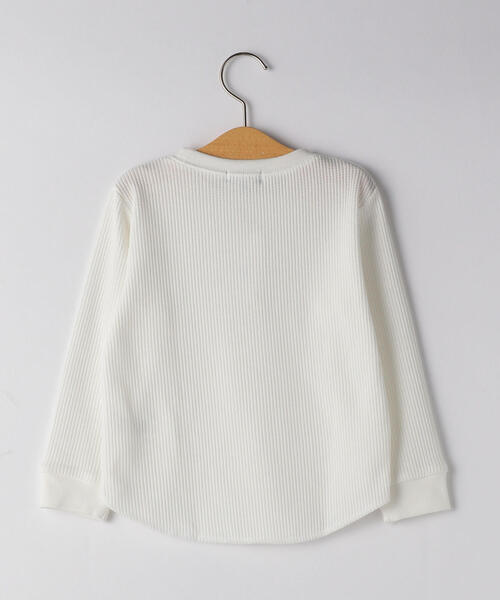 green label relaxing(グリーンレーベルリラクシング)の「【キッズ】〔吸水速乾〕ドライ ワッフル クルーネック プルオーバー(Tシャツ/カットソー・キッズ・ライラック/コバルトブルー/ライトピンク/グレー/ホワイト/ブラック・105/125/135/115)」の10枚目の写真