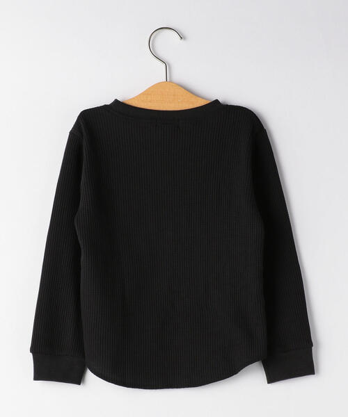 green label relaxing(グリーンレーベルリラクシング)の「【キッズ】〔吸水速乾〕ドライ ワッフル クルーネック プルオーバー(Tシャツ/カットソー・キッズ・ライラック/コバルトブルー/ライトピンク/グレー/ホワイト/ブラック・105/125/135/115)」の11枚目の写真