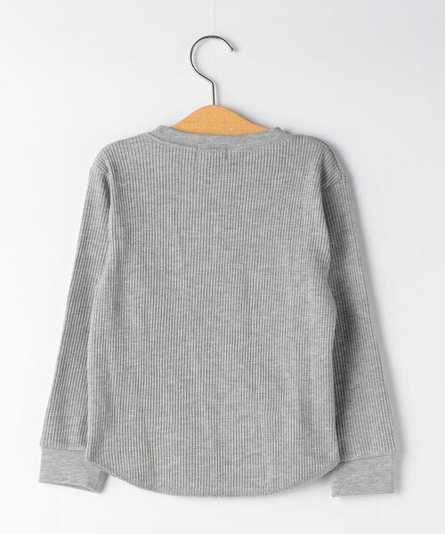 green label relaxing(グリーンレーベルリラクシング)の「【キッズ】〔吸水速乾〕ドライ ワッフル クルーネック プルオーバー(Tシャツ/カットソー・キッズ・ライラック/コバルトブルー/ライトピンク/グレー/ホワイト/ブラック・105/125/135/115)」の12枚目の写真