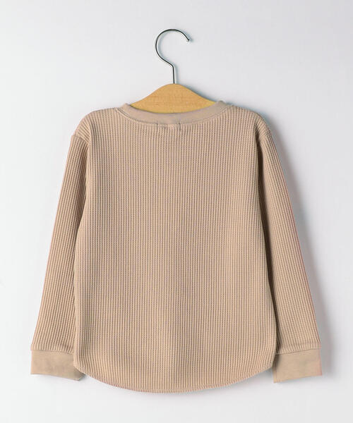 green label relaxing(グリーンレーベルリラクシング)の「【キッズ】〔吸水速乾〕ドライ ワッフル クルーネック プルオーバー(Tシャツ/カットソー・キッズ・ライラック/コバルトブルー/ライトピンク/グレー/ホワイト/ブラック・105/125/135/115)」の13枚目の写真