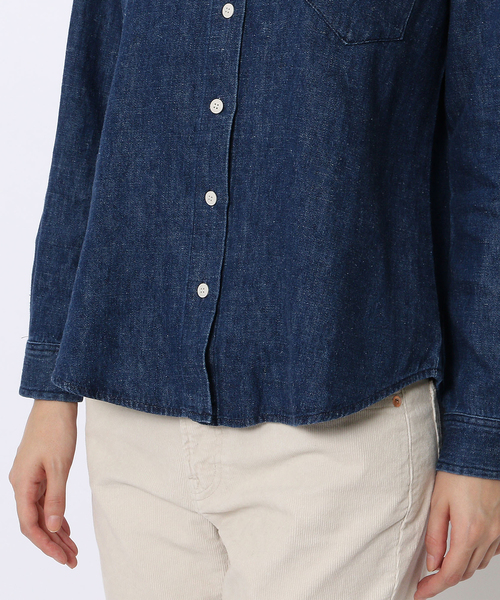GOOD STUDIOS（グッドストゥディオス）の「【GOOD STUDIOS】SHIRT/リネントラベルシャツ（シャツ/ブラウス）」 WEAR