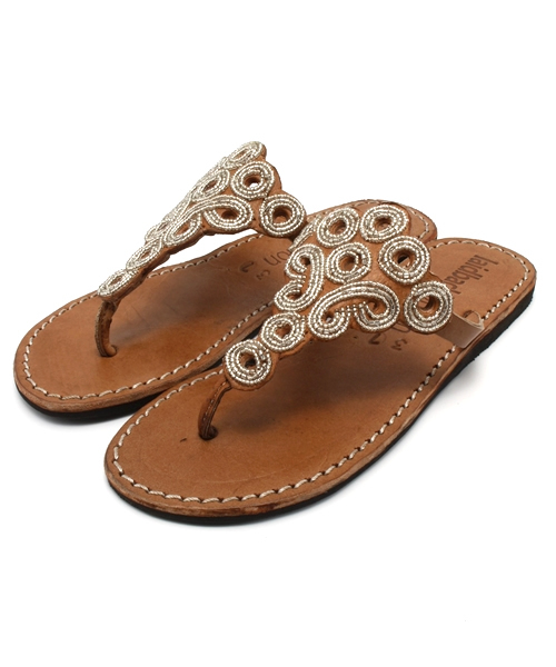 AMERICAN RAG CIE(アメリカンラグシー)の「LAID BACK LONDON/705-LBL-013SS14 TAYLORF(サンダル・レディース・シルバー・36/37)」の1枚目の写真