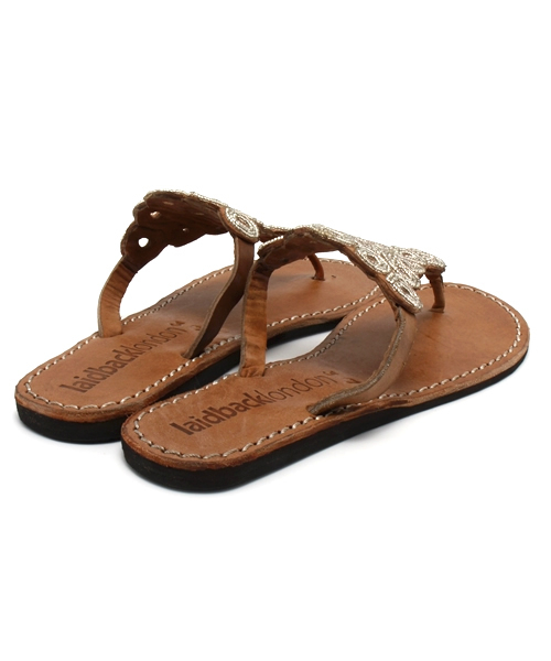 AMERICAN RAG CIE(アメリカンラグシー)の「LAID BACK LONDON/705-LBL-013SS14 TAYLORF(サンダル・レディース・シルバー・36/37)」の4枚目の写真