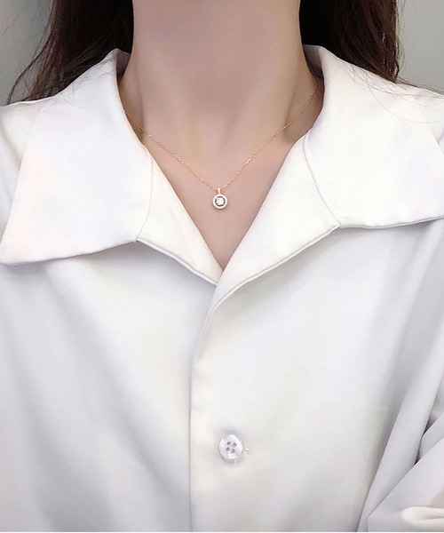 LA VORAGINE（ラ ヴォラジネ）の「925シルバ-ネックレス（ネックレス・レディース・A/B/C/D/E/F/L/M/G/H/I/J/K/O/P/Q/R/S/T/Y/Z/U/V/W/X/N/その他/その他1/その他2/その他3/その他4/その他5/その他6/その他7/その他12/その他13/その他10/その他11/その他9/その他8・FREE）」の9枚目の写真