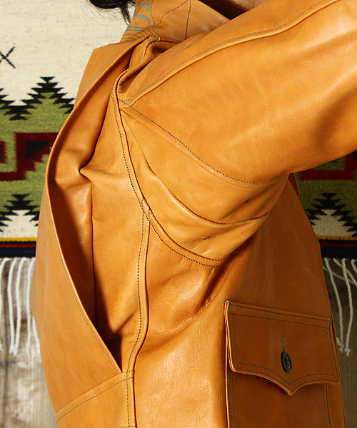 Buzz Rickson's(バズリクソンズ)の「BUZZ RICKSON'S×fennica / <Men's>AN-J-3A Flight Jacket(ブルゾン・メンズ・ブラウン・38/42/40/36)」の3枚目の写真