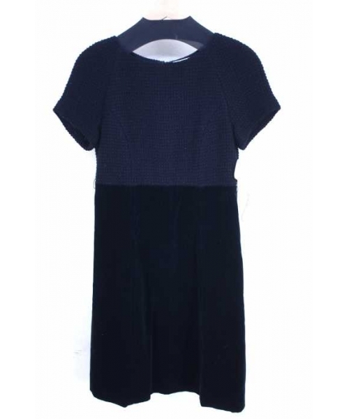 ブランド古着】異素材切替ベロアワンピース（ワンピース）｜BALENCIAGA  