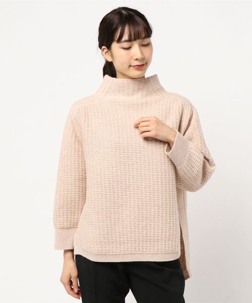 DouDou（ドゥドゥ）の「リバーシブルプルオーバー（ニット/セーター・レディース・ベージュ/ブラウン・FREE）」の5枚目の写真