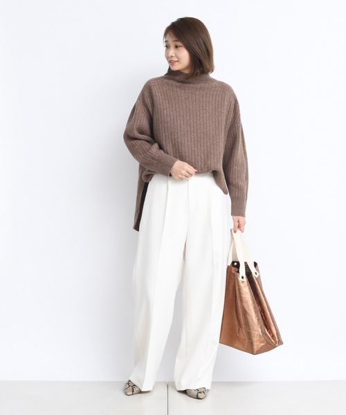 DouDou（ドゥドゥ）の「リバーシブルプルオーバー（ニット/セーター・レディース・ベージュ/ブラウン・FREE）」の17枚目の写真