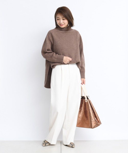 DouDou（ドゥドゥ）の「リバーシブルプルオーバー（ニット/セーター・レディース・ベージュ/ブラウン・FREE）」の15枚目の写真