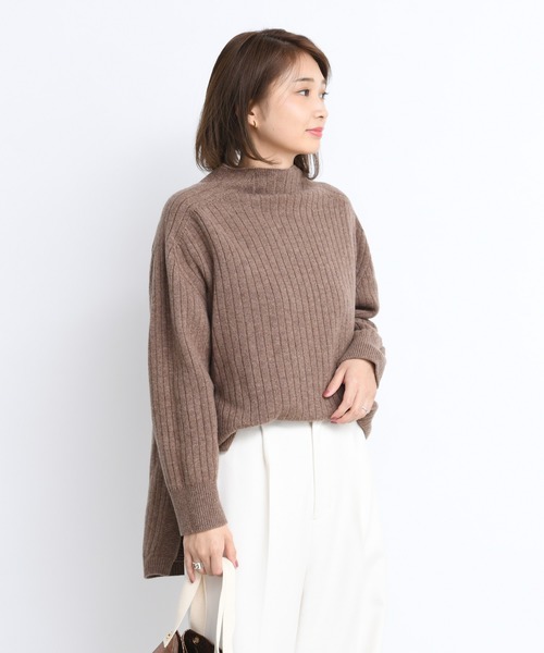 DouDou（ドゥドゥ）の「リバーシブルプルオーバー（ニット/セーター・レディース・ベージュ/ブラウン・FREE）」の12枚目の写真