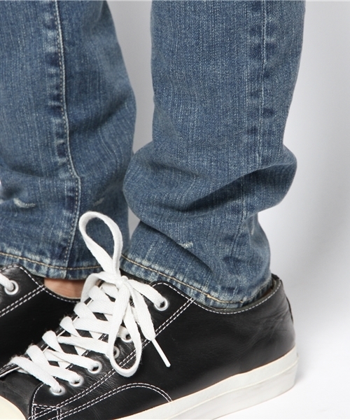 HYSTERIC GLAMOUR（ヒステリックグラマー）の「SP加工デニムスリムPT（デニムパンツ・メンズ・インディゴブルー・34inch/31inch/28inch/32inch/29inch/30inch）」の2枚目の写真