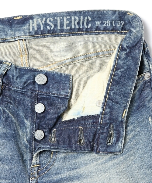 HYSTERIC GLAMOUR（ヒステリックグラマー）の「SP加工デニムスリムPT（デニムパンツ・メンズ・インディゴブルー・34inch/31inch/28inch/32inch/29inch/30inch）」の3枚目の写真