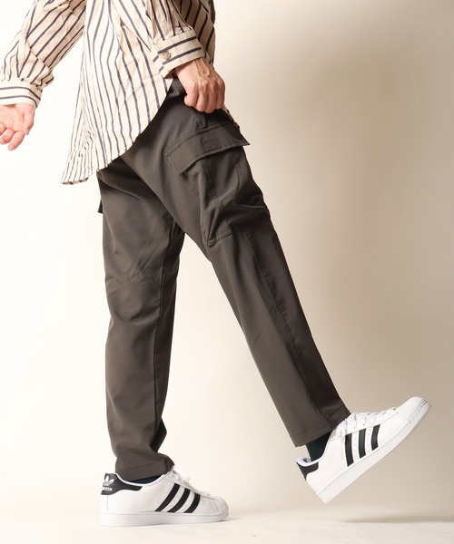 GERRY(ジェリー)の「GERRY ストレッチ リップストップ ポリエステル カーゴ クライミングパンツ(カーゴパンツ・メンズ・ブラック/ネイビー/カーキ/杢グレー・L/LL/M/S)」の13枚目の写真