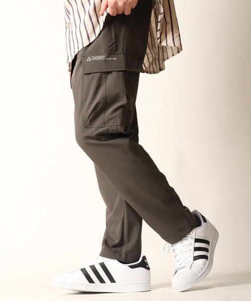 GERRY(ジェリー)の「GERRY ストレッチ リップストップ ポリエステル カーゴ クライミングパンツ(カーゴパンツ・メンズ・ブラック/ネイビー/カーキ/杢グレー・L/LL/M/S)」の14枚目の写真