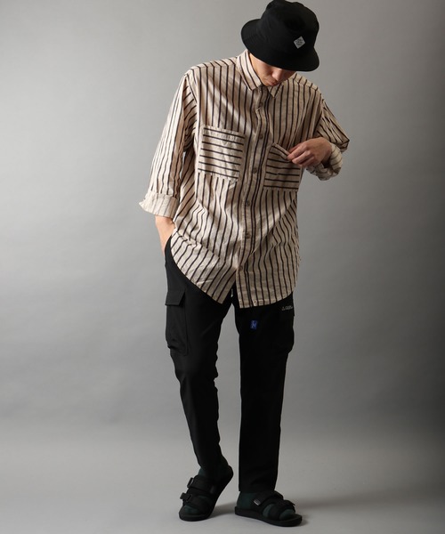 GERRY(ジェリー)の「GERRY ストレッチ リップストップ ポリエステル カーゴ クライミングパンツ(カーゴパンツ・メンズ・ブラック/ネイビー/カーキ/杢グレー・L/LL/M/S)」の5枚目の写真