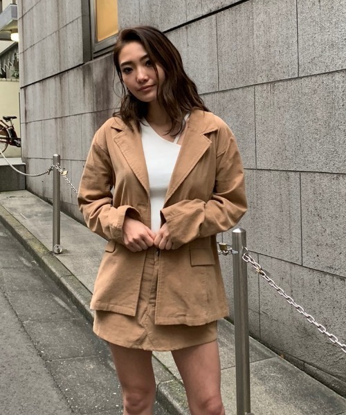 ENVYM（アンビー）の「コーデュロイＦＳＫ（スカート・レディース・ブラック/ベージュ/アイボリー・S/M）」の6枚目の写真