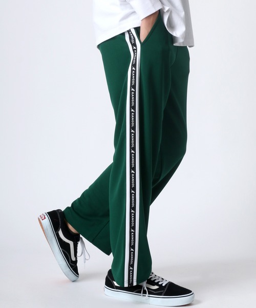 KANGOL（カンゴール）の「KANGOL/ カンゴール サイドライン スキニー ワイド ジャージ/トラックパンツ/イージーパンツ（その他パンツ・メンズ・ブラック/パープル/レッド/グリーン/ブラック系その他2/ブラック系その他3/ブラック系その他4/ブラック系その他5/ブラック系その他・S/M/L/XL/SMALL/MEDIUM/LARGE/X-LARGE）」の8枚目の写真