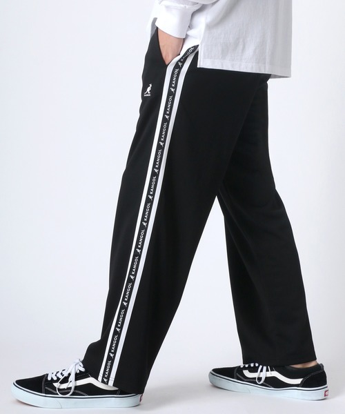 KANGOL（カンゴール）の「KANGOL/ カンゴール サイドライン スキニー ワイド ジャージ/トラックパンツ/イージーパンツ（その他パンツ・メンズ・ブラック/パープル/レッド/グリーン/ブラック系その他2/ブラック系その他3/ブラック系その他4/ブラック系その他5/ブラック系その他・S/M/L/XL/SMALL/MEDIUM/LARGE/X-LARGE）」の7枚目の写真