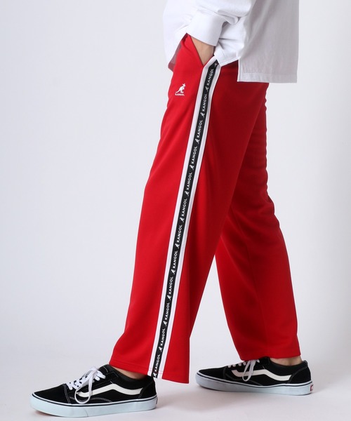 KANGOL（カンゴール）の「KANGOL/ カンゴール サイドライン スキニー ワイド ジャージ/トラックパンツ/イージーパンツ（その他パンツ・メンズ・ブラック/パープル/レッド/グリーン/ブラック系その他2/ブラック系その他3/ブラック系その他4/ブラック系その他5/ブラック系その他・S/M/L/XL/SMALL/MEDIUM/LARGE/X-LARGE）」の17枚目の写真