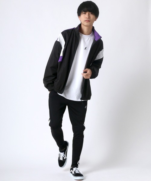 KANGOL（カンゴール）の「KANGOL/ カンゴール サイドライン スキニー ワイド ジャージ/トラックパンツ/イージーパンツ（その他パンツ・メンズ・ブラック/パープル/レッド/グリーン/ブラック系その他2/ブラック系その他3/ブラック系その他4/ブラック系その他5/ブラック系その他・S/M/L/XL/SMALL/MEDIUM/LARGE/X-LARGE）」の22枚目の写真