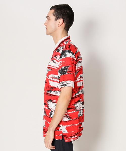 HUGO(ヒューゴ)の「リラックスフィット ショートスリーブ シャツ(シャツ/ブラウス・メンズ・レッド・S/XS/L/M/XL)」の4枚目の写真