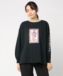 WEGO | WEGO/和柄ロゴ刺繍ロンT(Tシャツ/カットソー)