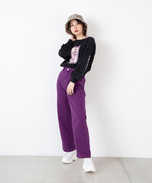 WEGO(ウィゴー)の「WEGO/和柄ロゴ刺繍ロンT(Tシャツ/カットソー・レディース・ホワイト/ブラック・FREE)」の16枚目の写真