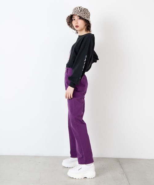 WEGO(ウィゴー)の「WEGO/和柄ロゴ刺繍ロンT(Tシャツ/カットソー・レディース・ホワイト/ブラック・FREE)」の14枚目の写真