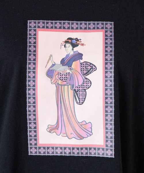 WEGO(ウィゴー)の「WEGO/和柄ロゴ刺繍ロンT(Tシャツ/カットソー・レディース・ホワイト/ブラック・FREE)」の13枚目の写真