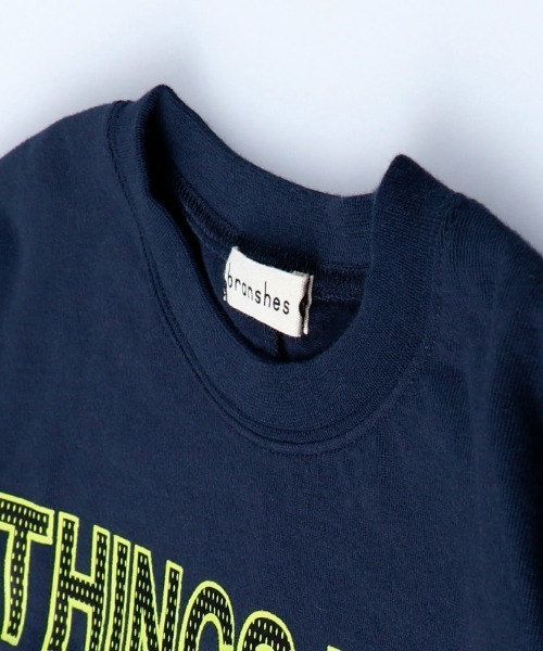 BRANSHES(ブランシェス)の「メッシュ切替え半袖Tシャツ(Tシャツ/カットソー・キッズ・オレンジ/ネイビー・90cm/150cm/120cm/100cm/140cm/110cm/130cm)」の10枚目の写真