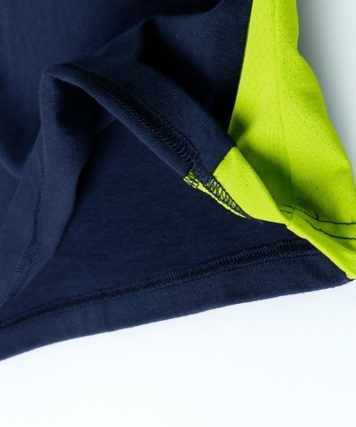 BRANSHES(ブランシェス)の「メッシュ切替え半袖Tシャツ(Tシャツ/カットソー・キッズ・オレンジ/ネイビー・90cm/150cm/120cm/100cm/140cm/110cm/130cm)」の15枚目の写真